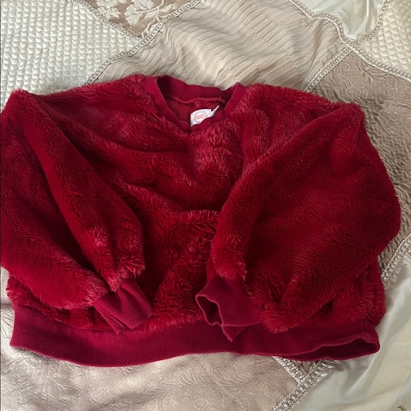 wonder nation Other - Wonder Nation Red Fuzzy Kids Sweater